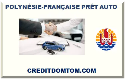 TAHITI (POLYNÉSIE-FRANÇAISE) PRÊT AUTO NEUVE OU OCCASION
